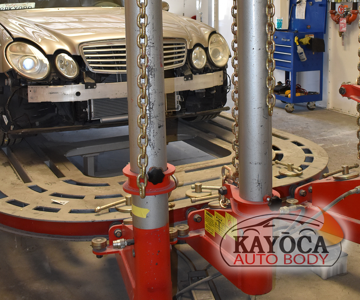 Kayoca Auto Body in Lake Elsinore collision repair, aluminum, fiber glass, frame, Diagnostics,color Matching, spot, mechanic, Suspension